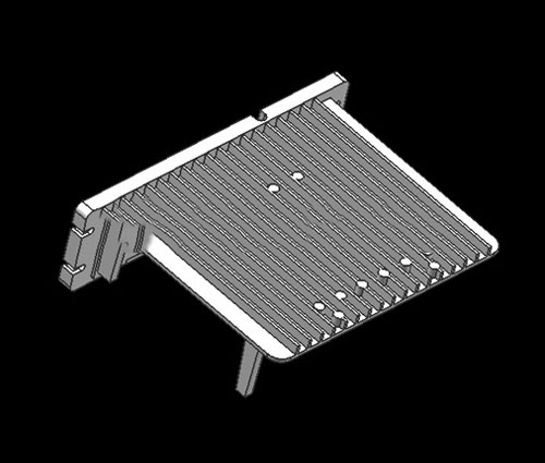 低壓鑄造件散熱片